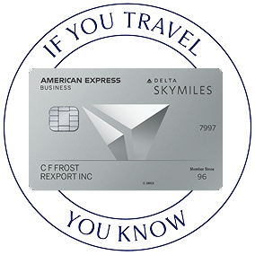 If you travel you know stamp, with Delta SkyMiles® Platinum Business Card
